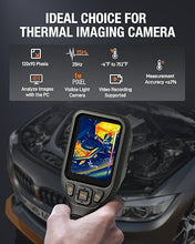 Load image into Gallery viewer, Teslong Thermal Camera, Thermal Imaging Camera with Dual-Light Fusion 3.2&quot; LCD Screen 25Hz Refresh Rate, Handheld Infrared Thermal Imager with PC Analysis and Video Recording Supported, 120 x 90
