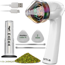 Load image into Gallery viewer, Mamba Loader XL 2g White USB Electric Herb Grinder. Small Portable Metal Herbal Grinder Machine &amp; Spice Mill for the Kitchen
