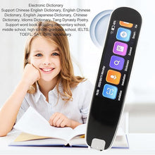 Load image into Gallery viewer, Fockety Translation Pen Scanner, 3in Portable Reading Pen Offline Translation Pen 134 Language Translator Device Text to Speech Real Time Reader Pen Dictionary Pen for Travel, Study
