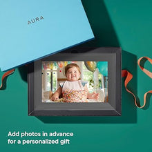Load image into Gallery viewer, Aura Carver 10.1&quot; WiFi Digital Picture Frame | Wirecutter&#39;s Best Digital Frame for Gifting | Send Photos from Your Phone | Quick, Easy Setup in Aura App | Free Unlimited Storage | (Gravel)
