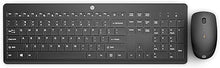 Load image into Gallery viewer, HP 230 Wireless Mouse and Keyboard Combo - 2.4GHz Wireless Connection - Long Battery Life - Durable &amp; Low-Noise Design - Windows &amp; Mac OS - Adjustable 1600 DPI - Numeric Keypad (18H24AA#ABA)
