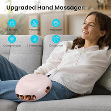 Load image into Gallery viewer, NOWWISH Hand Massager with Heat and Compression for Arthritis and Carpal Tunnel Pain, Christmas Gifts for Women Men - Pink
