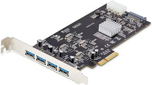 Load image into Gallery viewer, StarTech.com 4-Port USB PCIe Card, USB 3.2 5Gbps, PCI Express Card with 4X Independent USB Controllers, 4X USB-A Ports
