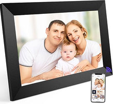 Load image into Gallery viewer, Digital Picture Frame,10.1 Inch WiFi Digital Photo Frame, HD Touch Screen, IPS Display, Auto-Rotate,Easy Setup, Share Photos or Videos from Anywhere via App
