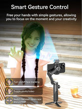 Load image into Gallery viewer, Gimbal Stabilizer for iPhone, 3-Axis Phone Gimbal with AI Tracking Sensor, Gimbal with Focus Wheel for iPhone/Android, iPhone Gimbal with 7.0 Anti-Shake for Video Recording-Smart AI XE
