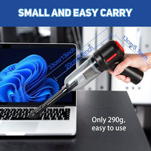 Load image into Gallery viewer, LAMONKE Handheld Vacuum Cordless, 9000Pa High Power Car Vacuum Rechargeable, 3 in 1 Portable Vacuum Cleaner with Multi-nozzles Floor Brush, Mini Vacuum for Car, Home, Office
