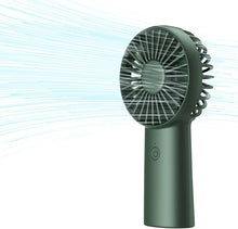 Load image into Gallery viewer, JISULIFE Handheld Fan, 4000mAh Small Portable Fan, Personal USB Rechargeable Pocket Fan [4-16H Working Time] Battery Operated Hand Fan with 3 Speeds for Outdoor/Travel, Summer Gift for Women Men-Green

