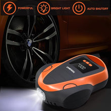 Load image into Gallery viewer, TEROMAS Tire Inflator Portable Air Compressor, Air Pump DC/AC for Car Tires 12V DC and Other Inflatables at Home 110V AC, Digital Electric Tire Pump with Pressure Gauge(Orange)
