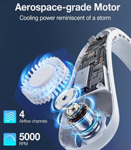 Load image into Gallery viewer, TORRAS COOLiFY [All-New, Upgraded Powerful Airflow] Industry-First Portable Neck Fan - Rechargeable, 360° Airflow, Hands-Free Bladeless Cooling, For Yard Work, Indoor, Outdoor Use - Elegant Ivory

