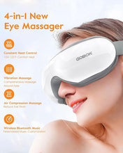 Load image into Gallery viewer, Eye Massager with Heat, Smart Heated Eye Mask Massager with Bluetooth Music, Eye Care Gift Massage Muscles for Relax Eye Strain, Migraines, Headache, Birthday Christmas Gifts for Women Men
