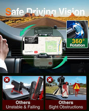 Load image into Gallery viewer, VANMASS Car Phone Holder Mount 2024 Upgraded [Patent Steel-Hook] Car Vent Phone Mount Clip Military-Grade Shockproof Cell Phone Car Mount Handsfree Truck Stand Vent Cradle for iPhone 15 Android,Green

