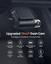 Load image into Gallery viewer, 70mai Dash Cam Front and Rear A510,1944P+1080P with STARVIS 2 IMX675 and 64GB Card, Dash Camera for Cars, 4G Support, ADAS, Built-in GPS WiFi, APP Control, HDR, 24H Parking Mode, Loop Recording

