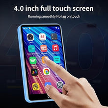 Load image into Gallery viewer, 80GB MP3 Player with Bluetooth and WiFi, 4.0&quot; Full Touchscreen Mp4 Mp3 Player with Spotify, Audible, Amazon Music, Android Music Player with Speaker, FM Radio, E-Book, Up to 512 GB
