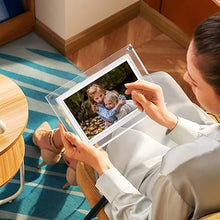 Load image into Gallery viewer, 10.1 inch WiFi Digital Picture Frame, Smart Electronic Photo Frame 1280x800 HD IPS Touchscreen, 32GB Memory, Auto-Rotate, Instant Photo/Video Sharing Anywhere Frameo APP
