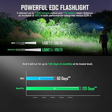 Load image into Gallery viewer, OLIGHT Baton3 Pro Rechargeable Flashlights, 1500 Lumens EDC Flashlight with MCC3, Compact Pocket Flashlight with L-Shape Stand and High-Performance LED for Camping and Emergency (OD Green Cool White)
