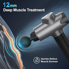 Load image into Gallery viewer, HeaDot Massage Gun Deep Tissue, Muscle Massage Gun for Athletes, Handheld Electric Body Shoulder Neck Back Massager Gun for Pain Relief, Portable Percussion Massage Gun with 6 Massage Heads
