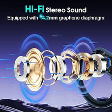 Load image into Gallery viewer, Wireless Earbuds 75hrs Bluetooth 5.3 Headphone Sport, 2024 Bluetooth Earbuds Stereo Deep Bass Over Ear Bud with Earhooks, ENC Noise Cancelling Mic, IPX7 Waterproof Earphone, Royal Blue
