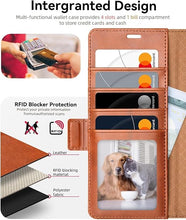 Load image into Gallery viewer, OCASE Compatible with Galaxy S25 Ultra Wallet Case, PU Leather Flip Folio Case with Card Holders RFID Blocking Kickstand [Shockproof TPU Inner Shell] Protective Phone Cover 6.9 Inch 2025, Retro Brown
