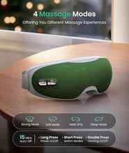 Load image into Gallery viewer, Eye Massager - Christmas Birthday Gifts for Women Men, Heated Eye Massager for Migraines, Relaxation Gifts for Women, Gifts for Mom, Reduce Eye Strain Dry Eye Migraine Relief(Green)
