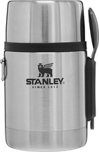 Load image into Gallery viewer, Stanley Classic Legendary Vacuum Insulated Food Jar 18 oz – Stainless Steel, Naturally BPA-free Container – Keeps Food/Liquid Hot or Cold for 12 Hours – Leak Resistant, Easy Clean

