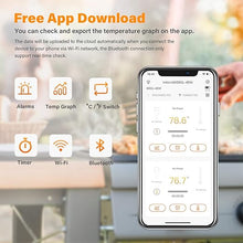 Load image into Gallery viewer, Inkbird Wi-Fi Bluetooth Grill Thermometer, Wireless BBQ Thermometer with 4 Probes,Digital Meat Thermometer for Smoker, Oven, Kitchen, Drum, Grill
