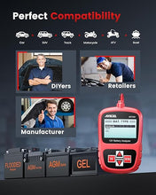 Load image into Gallery viewer, ANCEL BST200 Car Battery Tester 12V 100-1100 CCA Automotive Bad Cell Load Test Tool Digital Analyzer Tester for Car Truck Motorcycle SUV Boat and More
