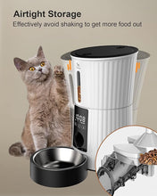 Load image into Gallery viewer, Petory Automatic Cat Feeders Wi-Fi - 4L Dry Food Dispenser for Cats and Dogs 10 Meals per Day Smart Pet Feeder with Desiccant Bag Dual Power Supply 10S Voice Recorder
