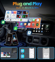 Load image into Gallery viewer, Wireless CarPlay/Android Auto Adapter Magic Ai Box, 8 Core, Google Store/Disney+/Hulu/YouTube/Netflix/, Built-in Navigation, Support SIM&amp;TF Card, Only Support Car with OEM Wired CarPlay

