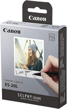 Load image into Gallery viewer, Canon Color Ink/Label Set XS-20L (20 Sheets), Compatible to Canon SELPHY Square Printer

