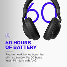 Load image into Gallery viewer, Raycon Everyday Headphones Pro with 60 Hours of Battery, 6 Microphones, Active Noise Cancellation, Awareness Mode, Multipoint Connectivity (Onyx Black)
