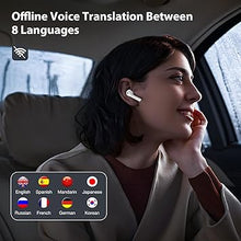 Load image into Gallery viewer, Language Translator Earbuds in Real Time, 144 Languages Bluetooth Translator Device and Accents 8 Offline Language Translation, Two-Way Translator Earphones for Language Learning/Travel/Business
