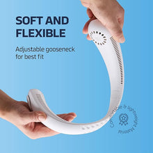 Load image into Gallery viewer, Portable Neck Fan - 3 Speed Rechargeable Bladeless Neck Fan, Adjustable Personal Neck Fan For Women &amp; Men Modern Design, Great Cooling Fan For Travel, Outdoors &amp; Sports
