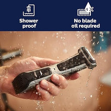 Load image into Gallery viewer, Philips Norelco Bodygroom Series 7000 Showerproof Body &amp; Manscaping Trimmer &amp; Shaver with case and Replacement Head for Above and Below The Belt, BG7040/42
