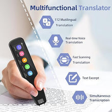 Load image into Gallery viewer, Language Translator Device, DOSMONO OCR Reading Pen, Dyslexia Reading Tool, 112 Languages Translator Device for Meetings Travelling Learning, Dictionary Pen, Book Reader, Exam Reading Pen
