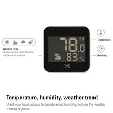 Load image into Gallery viewer, Eve Weather (Matter) – Smart Weather Station for Temperature, Humidity, Weather Trend, IPX4 Water Resistance, Display, Wireless, Google/Alexa/Siri Voice Access, Requires Thread Border Router
