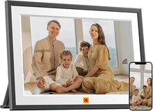 Load image into Gallery viewer, KODAK Digital Photo Frame 10.1 inch with WiFi, WiFi Electronic Frame with 32GB Storage,1280 * 800 HD IPS Touch Screen, Auto-Rotate, Share Photos and Videos for Women
