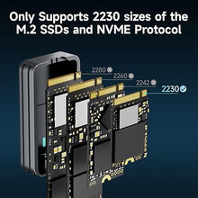 Load image into Gallery viewer, fanxiang SSD Enclosure, USB 3.2 Gen 2 (10 Gbps), M.2 NVMe PCIe to USB Adapter/Reader, Solid State Drive External Enclosure, Supports M and B&amp;M Keys and Size 2230 SSDs, NVMe Enclosure, MP83
