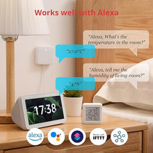 Load image into Gallery viewer, SwitchBot WiFi Hygrometer Thermometer with Hub, Dewpoint/VPD/Absolute Humidity Meter, Indoor Wireless Temperature Humidity Sensor Monitor with App Control, Compatible with Alexa, Google Home, IFTTT
