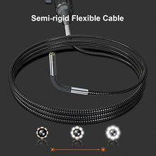 Load image into Gallery viewer, 3.9mm Articulating Borescope, DXZtoz Professional Super Thin Endoscope Inspection Camera with Turnable Snake Camera, Flexible Gooseneck Fiber Optic Scope with Light, Cool Gadgets for Men- 3.3FT
