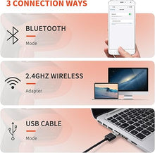 Load image into Gallery viewer, NetumScan Bluetooth QR Barcode Scanner, 3 in 1 Automatic Wireless 1D 2D Code Scanner USB Image Barcode Reader for Store, Warehouse POS, Computer, Tablet, iPad, iPhone, Android
