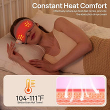 Load image into Gallery viewer, Heated Eye Massager?Cordless Eye Mask for Dry Eyes, Eye Stye Relax Eye Strain, Warm Eye Massager for Airplane Sleeping for Women, Eye mask Massager
