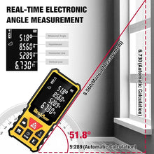 Load image into Gallery viewer, Laser Measure,DEGLASERS 229 Feet Laser Measurement Tool with Dual Angle Display,M/in/Ft Unit Switching,Backlit LCD,Laser Distance Meters for Measure Distance, Area and Volume,Pythagorean Mode
