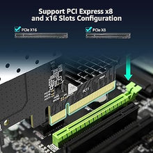 Load image into Gallery viewer, 10Gb SFP PCIe Netzwerk Karte mit Intel 82599 (X520-DA1) Controller, VIMIN 10G Ethernet Adapter NIC mit Einem Einzelnen 10Gbps SFP+ Port, Kompatibel mit PCIe X8/X16, Unterstützung Windows/Linux/VMware
