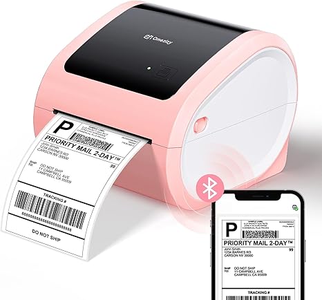 Shipping Label Printer 4x6 - Thermal Label Printer for Small Business, Thermal Printer for Shipping Labels, Shipping Label Maker, Compatible with USPS, Shopify, Amazon