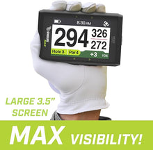 Load image into Gallery viewer, IZZO Golf Swami Max Handheld GPS Unit - Rangefinder Golf GPS with Oversized Large Color Screen for Measuring Golf Distances, Black
