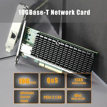 Load image into Gallery viewer, GLOTRENDS ST7215 10Gb PCI-E NIC Network Card, Single Copper RJ45 Port, Intel X540-AT1 Controller, Support Windows Server/Linux/VMware, Compare to Intel X540-T1
