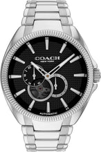 Load image into Gallery viewer, Coach Jackson Men&#39;s Watch - 3H Automatic Watch - Stainless Steel Bracelet - Water Resistant 5ATM/50 Meters -Gift for Him - Premium Fashion Timepiece for Everyday Style - 45mm
