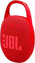 Load image into Gallery viewer, JBL Clip 5 - Ultra-Portable, Waterproof &amp; Dustproof Bluetooth Speaker, Big Pro Sound with Punchy bass, Integrated Carabiner, Up to 12 Hours of Play, Made in Part with Recycled Materials (Red)
