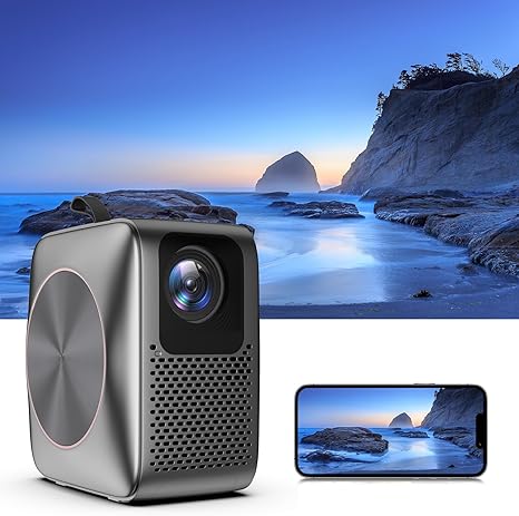Auto Focus Projector, Native 1080P Projector 4K Supported, 5G WIFI FHD LCD Projector, Bluetooth 5.2, Smart Projector, Smart Home Movie Projector