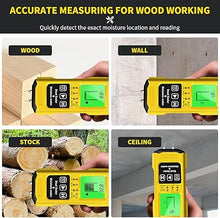 Load image into Gallery viewer, Stud Finder Wall Stud Detector 7 in 1 Electronic Wood Sensor Beam Finder Multifunctional Wall Scanner with Digital LCD Display &amp; Sound Warning Moisture Meter Temperature Detection
